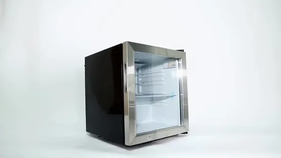 Petit congélateur à porte en verre Mini congélateur à affichage ouvert à l'avant