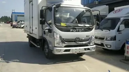 Foton 4-5ton Réfrigérateur Tuck pour le refroidissement du poisson de la viande fraîche Camion alimentaire